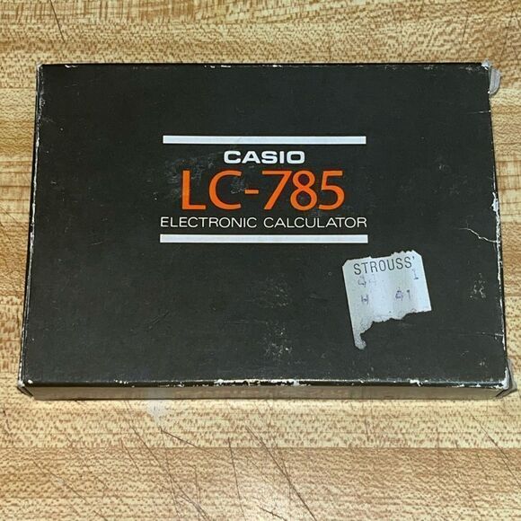 Very Rare Vintage Casio LC-785 Electronic Calculator LC-785b SEE PICS!! - Picture 5 of 6